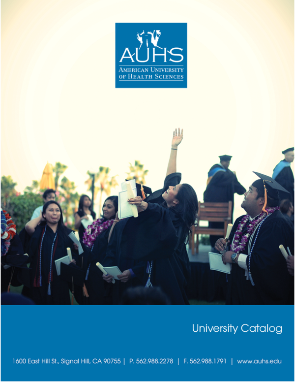 University Catalog 2 auhs university catalog